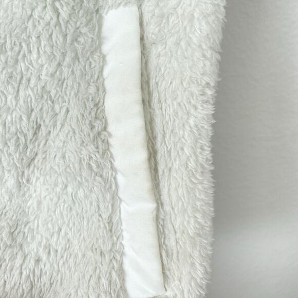 PATAGONIA Women's Los Gatos Vest White Fleece Winter Size Small Pockets - Picture 6 of 8